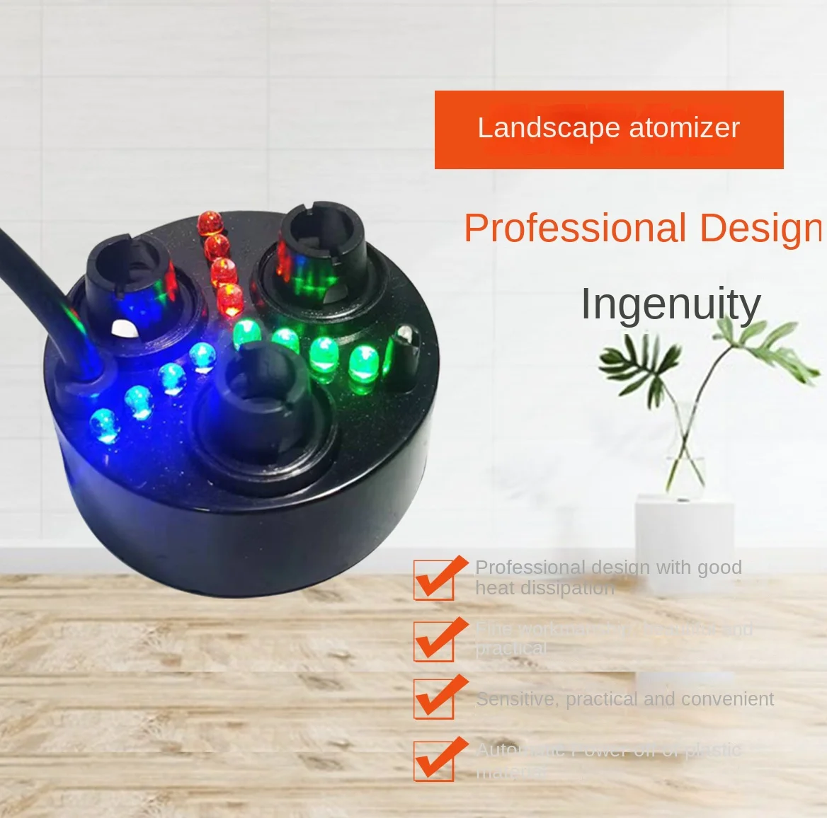head spray mist maker fogger machine sem fonte de alimentacao dc 24v 01