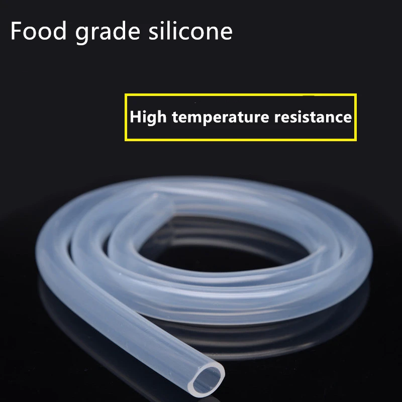 Tubo De Silicona Transparente Grado Alimenticio 1 M