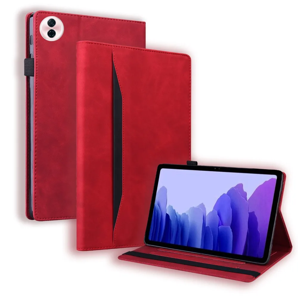 Deluxe PU Leather Wallet Tablet Flip Book Cover, 12.1
