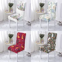 Easter Style Chair Cover Elastic Chairs Covers Rabbit Pattern Kitchen Seat Case Sretch Chair Cover For Banquet Home Stuhlbezug 1