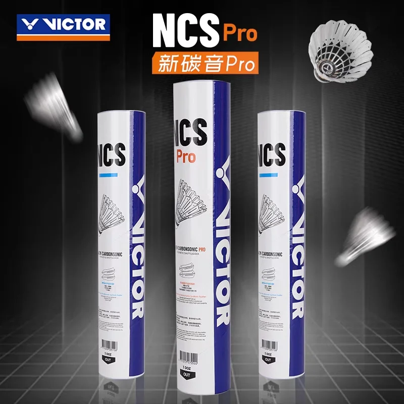 Victor NCS Pro Badminton Shuttlecocks – 1 Tube (12pcs) 1