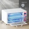 UV Light Nail Tool Cleaning Machine - Dry Heat Cabinet UV Light Cleaner,Manicure Tool Cleaner Cabinet,Barber Salon Tools，White 3