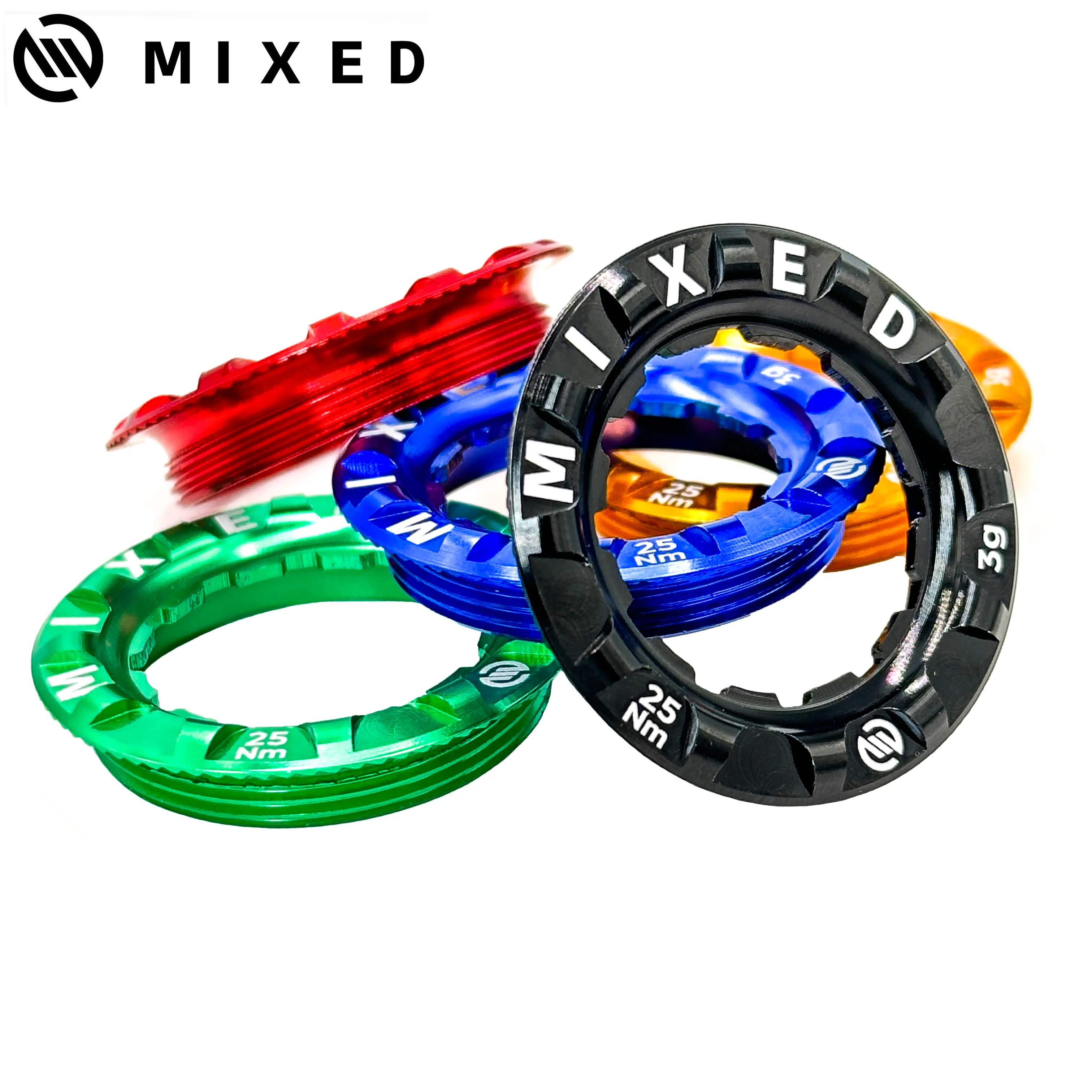 MIXED Flywheel Lock Cover 3.4g Cassette Lockring Mountain Road Bike Bicycle Parts CNC Aluminum Locked Washer - Image 2