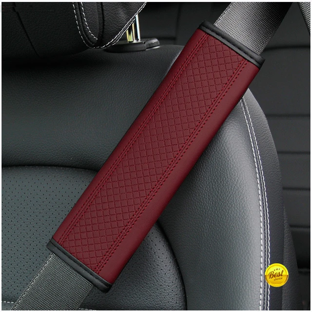 1pcs Car Belt Cover Padding Auto Seat Belt Strap Protector Cover