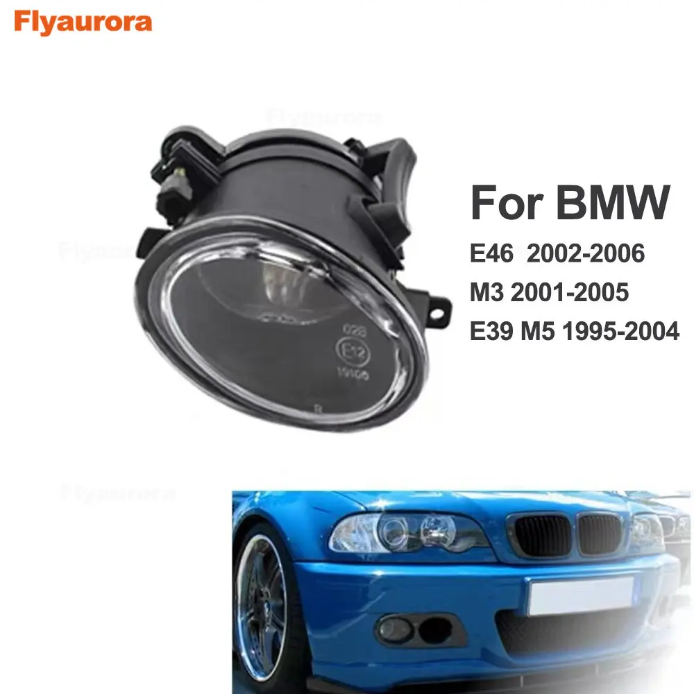 

Case for BMW E46 3 SERIES M3 2001-2005 E39 M5 1995-2004 Fog light with bulbs Halogen car light assembly Car Accessories