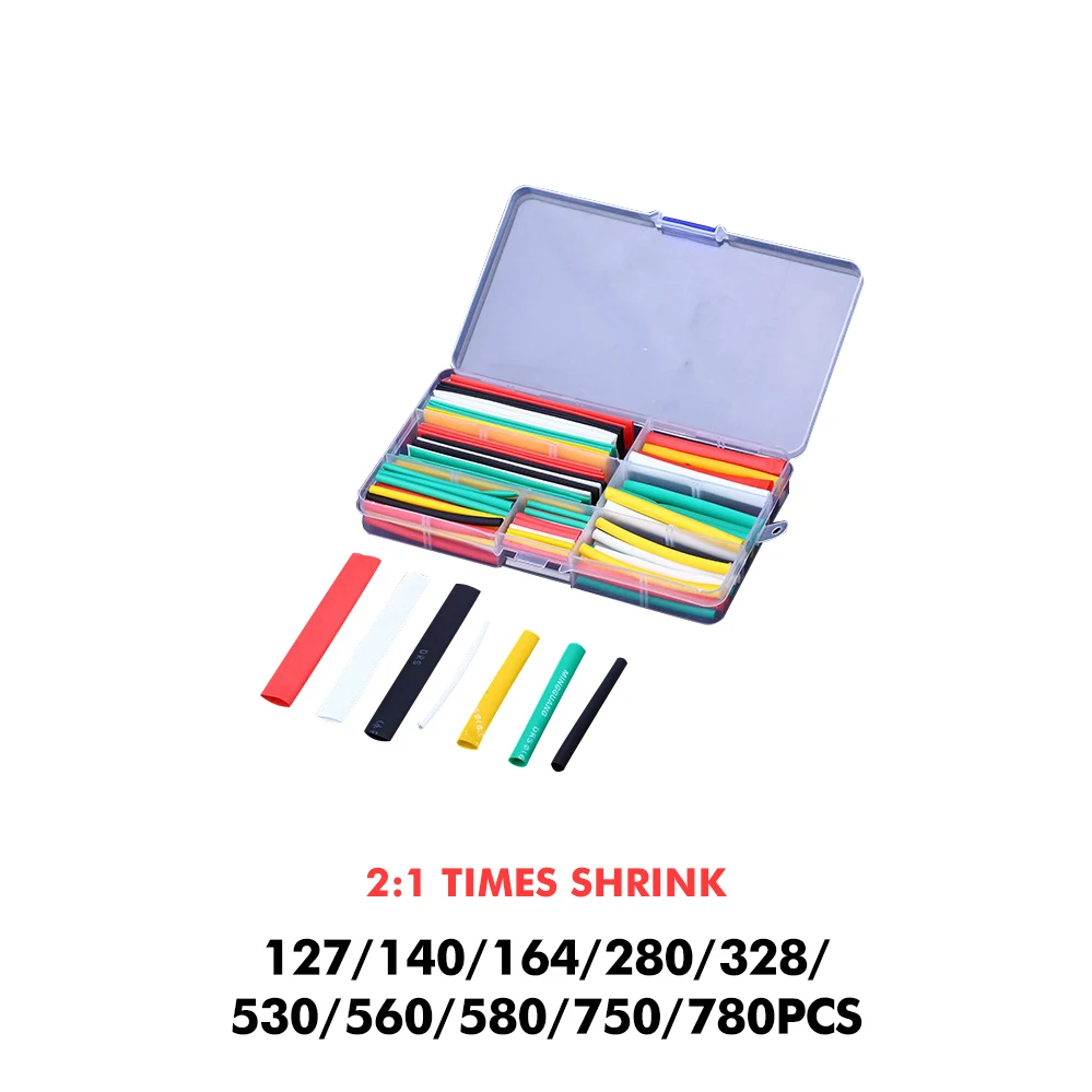 Heat Ahrink Tube Sleeve 2:1 Electronic Diy Manicotto Termorestringente Acqua