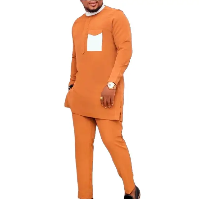 Olamide Long Sleeve Dashiki Outfit - Image 2