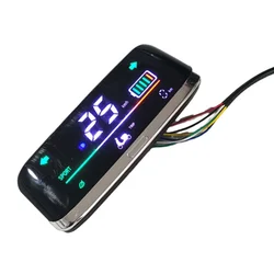 LCD Display for Electric Scooters and Ebikes - Wide Speed Meter, 48 - 72V (Without  windshield)
