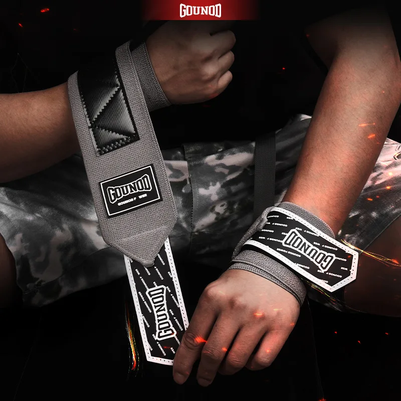 GOUNOD New Sports Winding Wristband Fitness Weightlifting Horizontal Bar Deadlift Anti-sprain Support Stable Protection Wrist_voghion.com