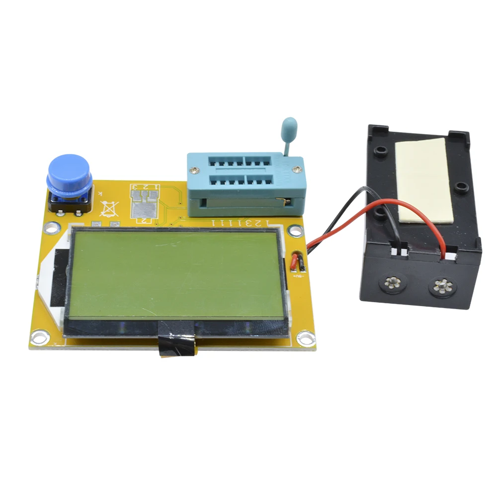 LCR-T4 GM328A Mega328 Transistor Tester Diode Capacitance Voltage DC 6.8-12V Frequency Meter PWM  Wave Signal Gener Soldering 5