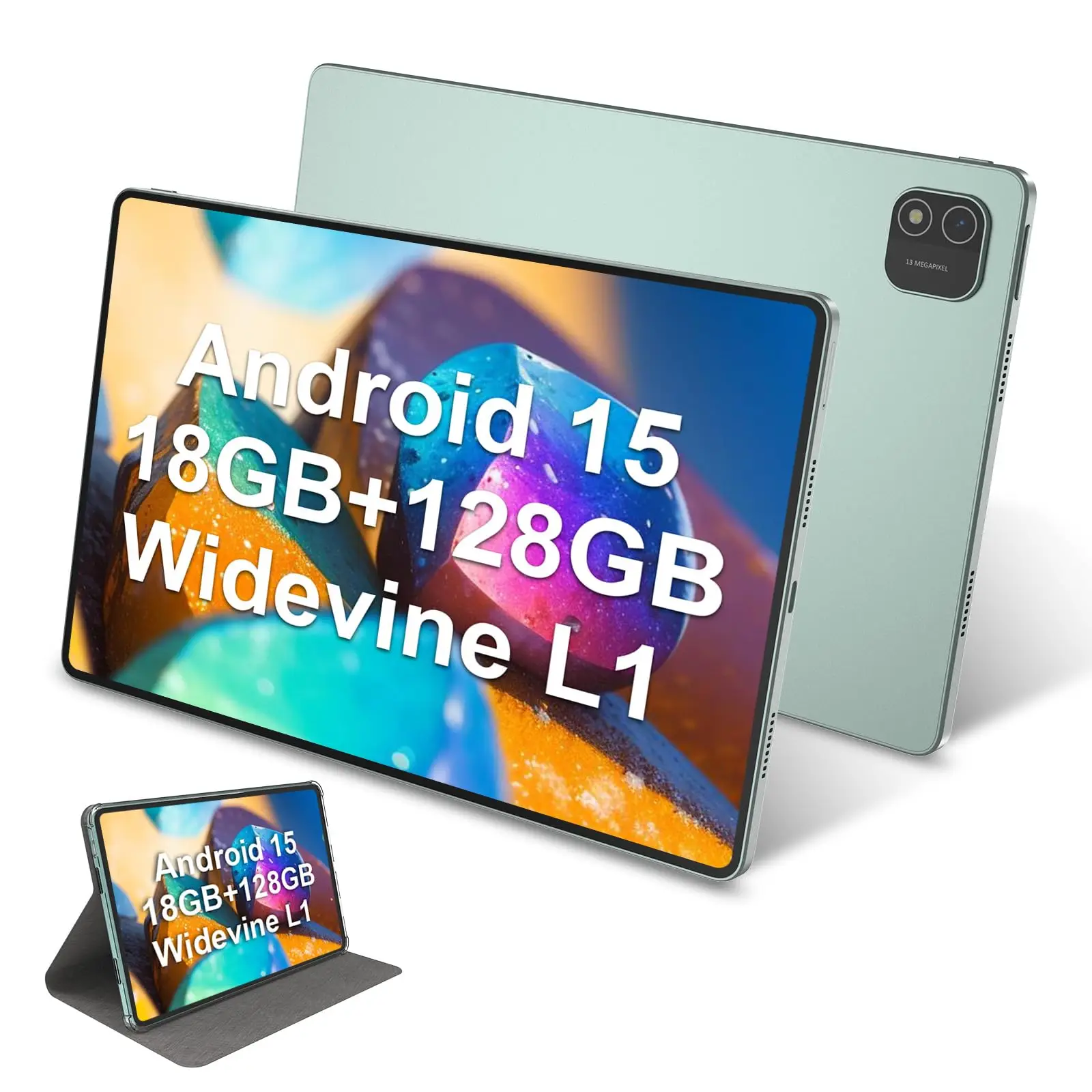 Azeyou Android タブレット 11 インチ、18GB RAM 128GB ROM、T606