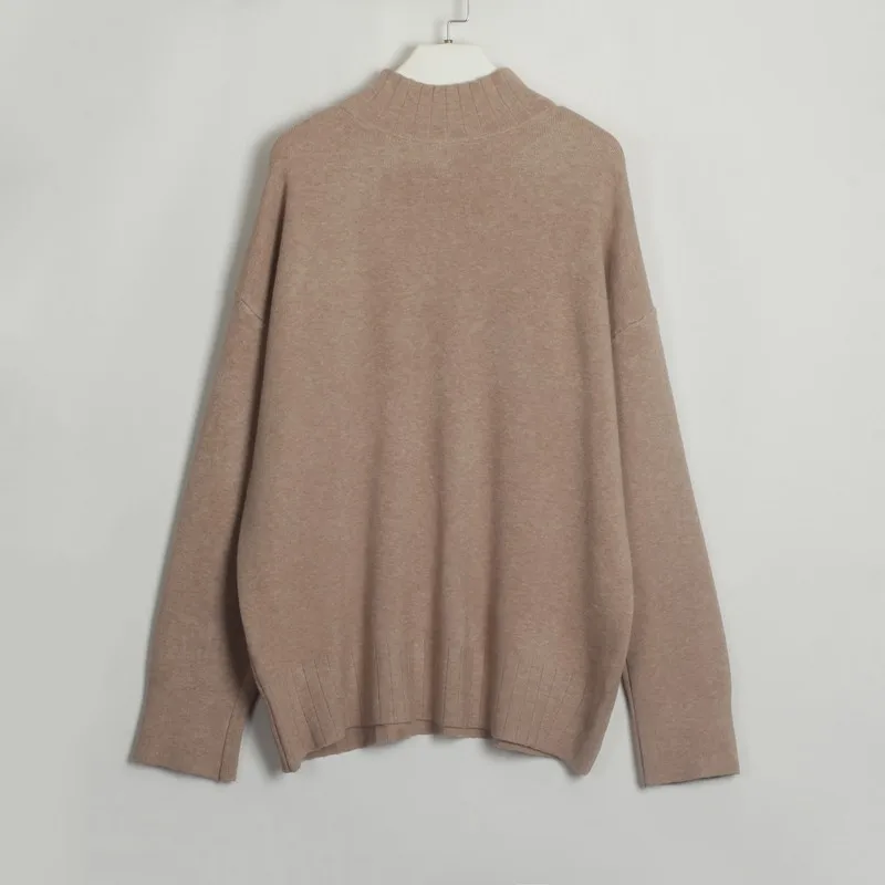 

Winter Oversized Turtleneck Sweater Women Pullover Korean Autumn Loose Knit Casual Jumper Thick Warm Pullovers Sweater Lady Tops
