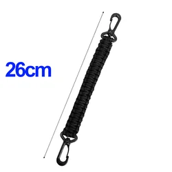 Heavy Duty 7 - Strand Paracord Handle for Outdoor Survival and Adventure (Black - 1pc)