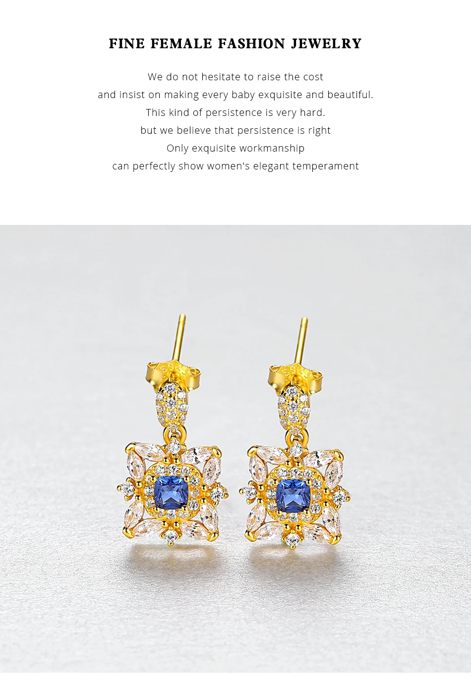 Orecchino a bottone con pietra preziosa topazio blu rotondo per donna, argento sterling fine CZ, matrimonio, sposa, Natale_voghion.com