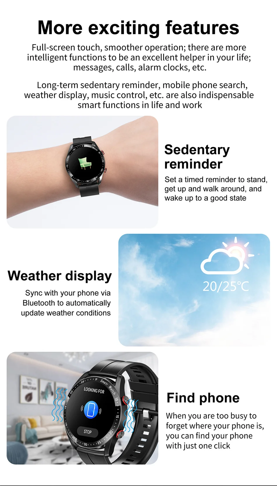 New ECG+PPG Unisex Fitness Smart Watch