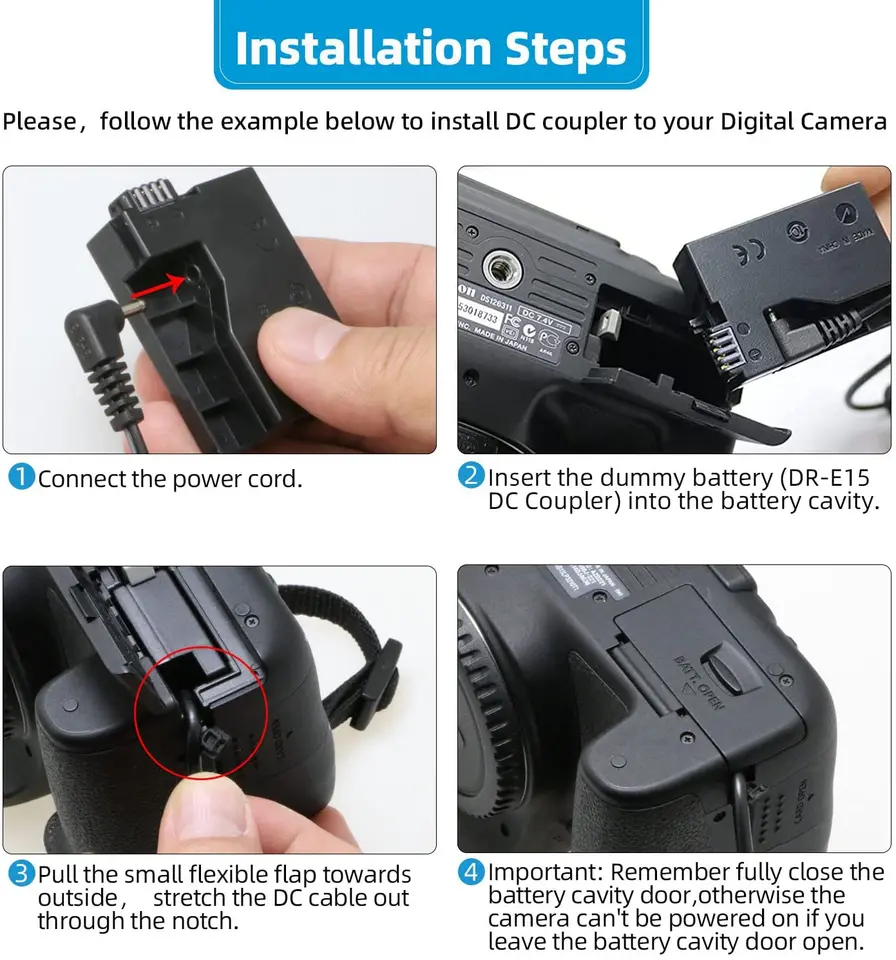 Canon AC Adapter Kit ACK-E15 - - Voor 23.59u, morgen in huis