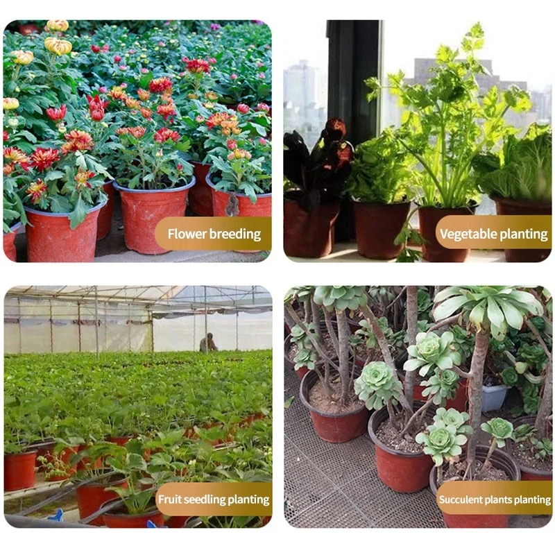 50/20pcs Flexible Plant Nursery Pots Plastic Grow Flowerpot Seed Starting Transplant Pots Home Garden Succulents Nursery Cup