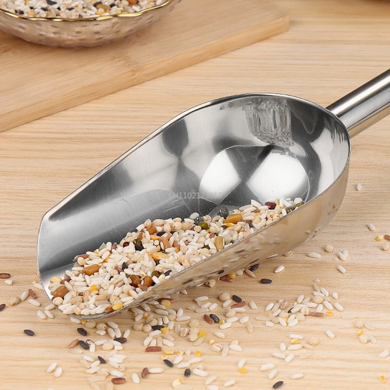 1pcs Aluminum Alloy Bar Candy Scoop Shovel for Round Bar Pub Home Ice Cubes Spice Candy Flour Nut Wedding Buffet ice cream scoop ice shovel scoop ice cube scoop