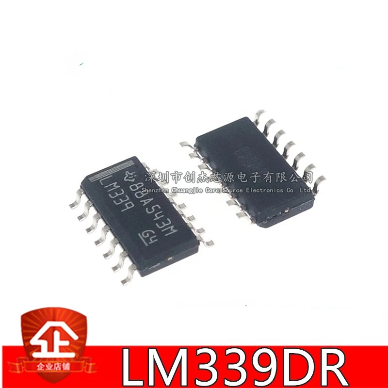 

10pcs New and original LM339 LM339DR SOP-14 Four-way voltage comparator LM339DR SOIC-14 LM339