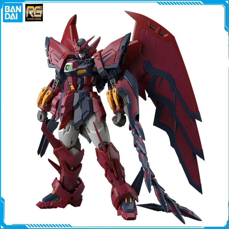 

In Stock Bandai RG 1/144 MOBILE SUIT OZ-13MS GUNDAM EPYON Original Model Anime Figure Model Toys Action Collection Assembly Doll