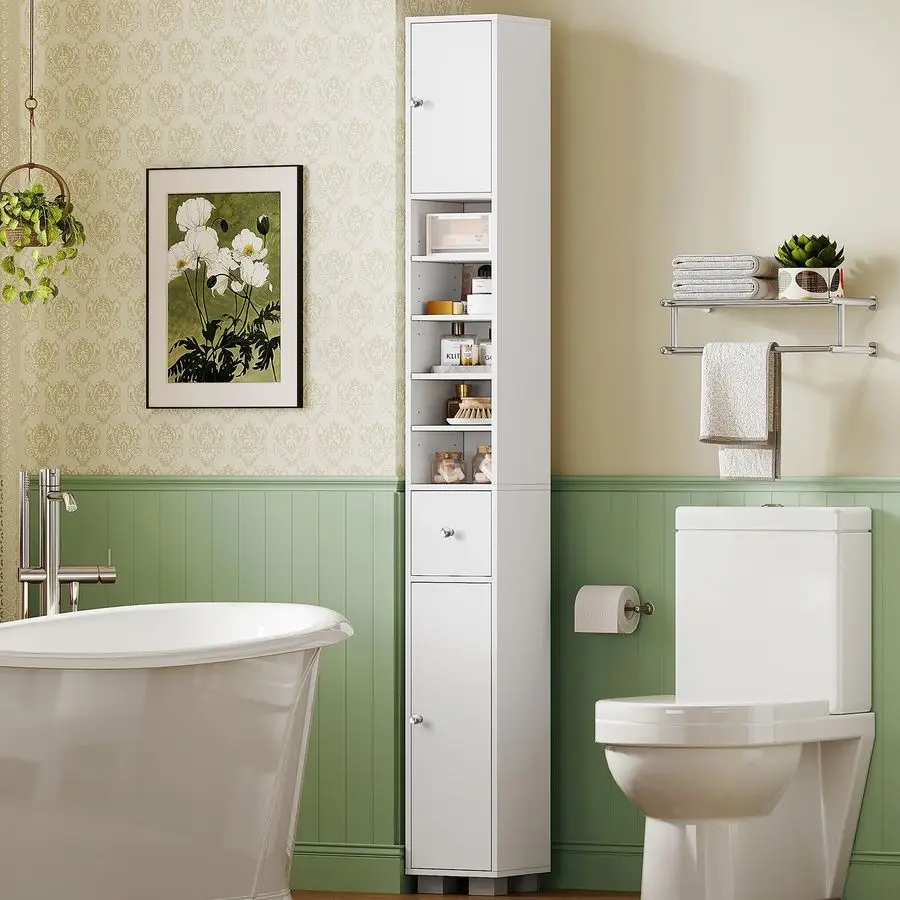 XMSJ Narrow Bathroom Cabinet image 1