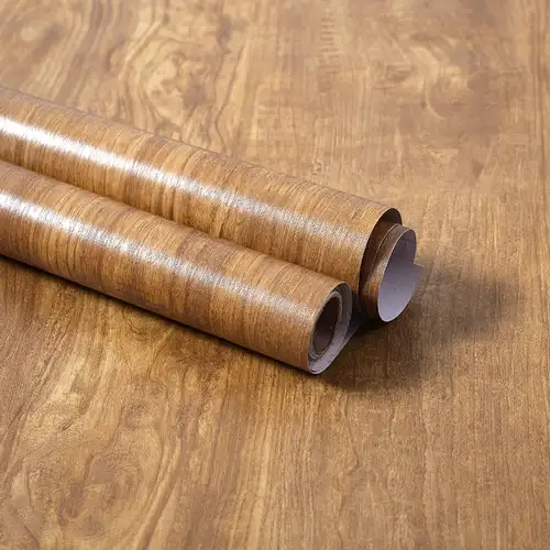 Wood Grain DIY Sticker PVC Self Adhesive Waterproof Wallpapers Renovation Furnitures Wall Stickers Home Decor Sticky Paper Decal - Image 8