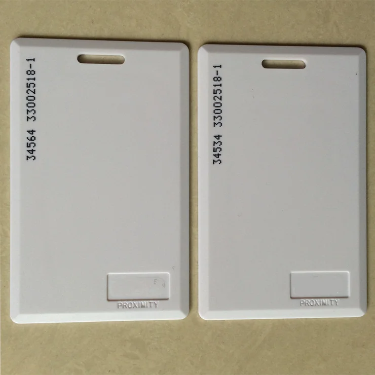 125khz Smart Card 1326 PROX II Clamshell Keycards 26 Bit Rewritable RFID Proximity Thick Card