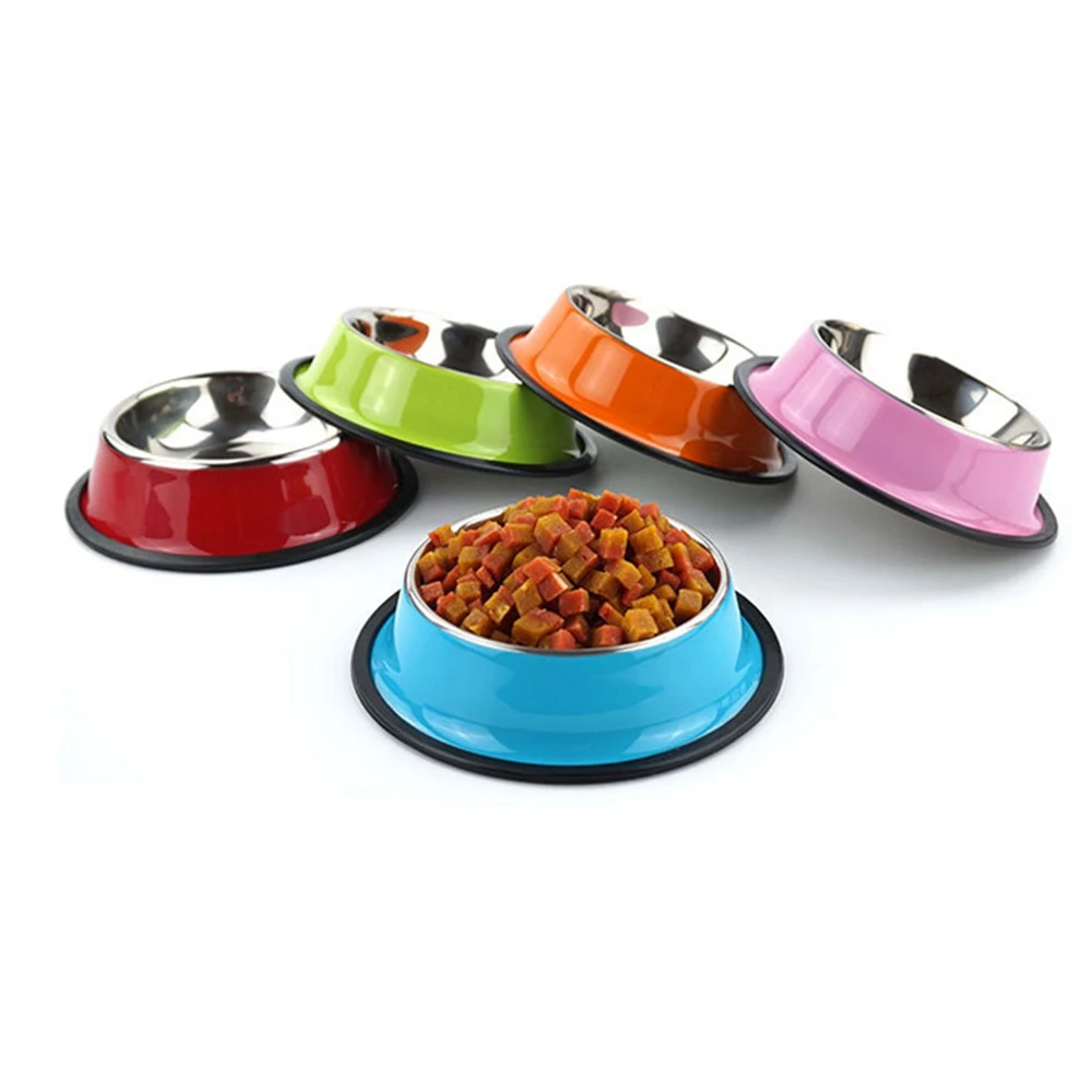 Stainless Steel Pet Puppy Cat Bowl Feeder  Stainless Steel Feeder Dogs - 6  Stainless - Aliexpress