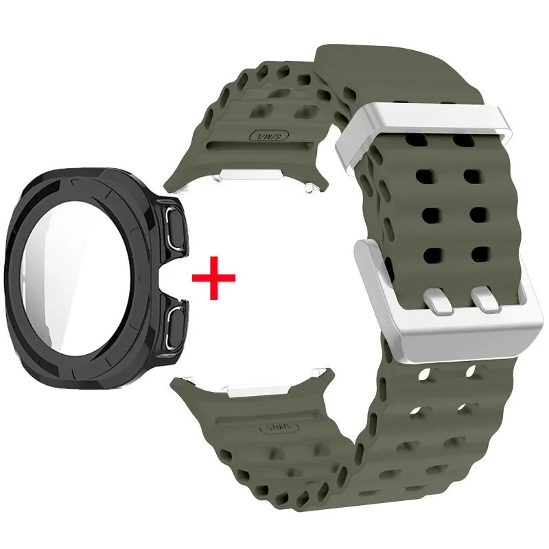 Ultimate 2-in-1 Watch Protection & Style Set with Strap, Case, and Screen Protector