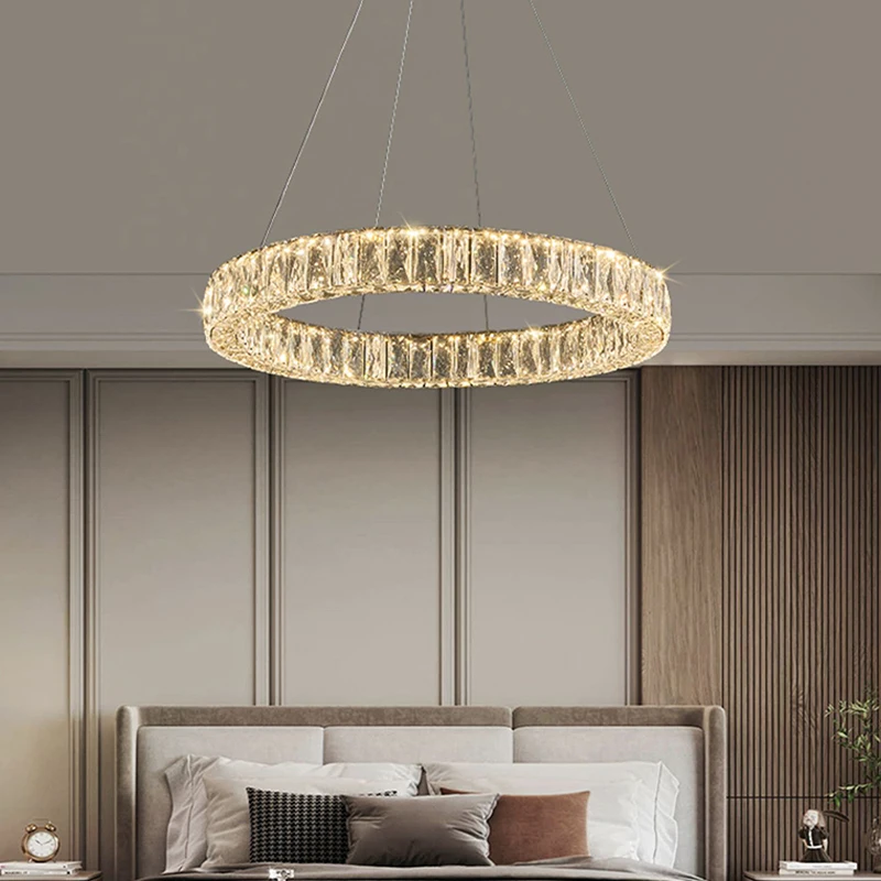 Modern bedroom LED crystal chandelier living room lighting chandelier Restaurant Kitchen crystal lamp home decor crystal Lights