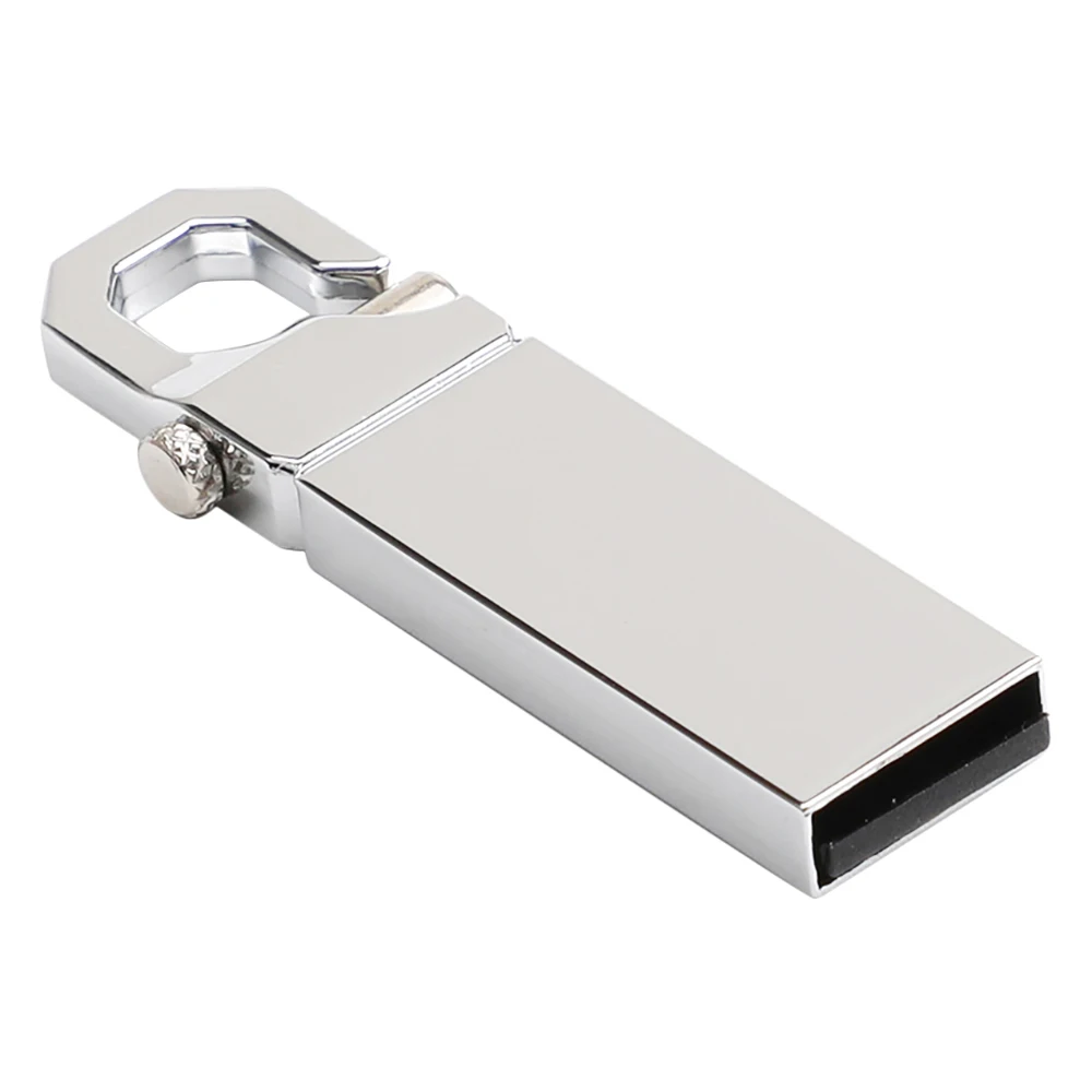 USB 2.0 미니 휴대용 고속 금속 방수 펜 드라이브, 대용량 PC 노트북 U 디스크, 64GB
