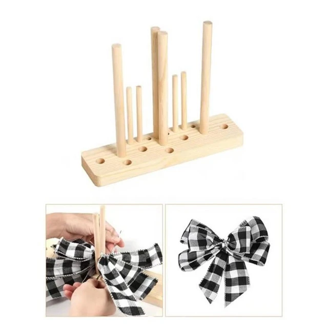 Multipurpose Bow Maker for Ribbon Wooden Bow Making Tool for