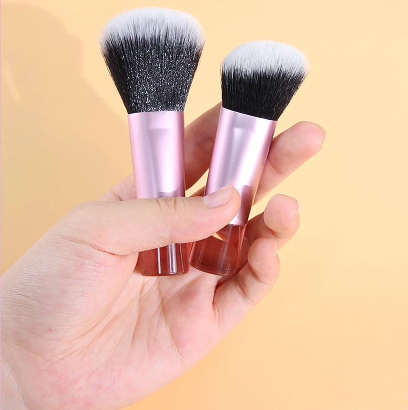 

Mini Crystal Handle Powder Blusher Brush Portable Repairing Brush Single Brush Soft Hair Powder Setting Powder Beauty Tool
