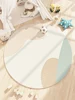 Modern Abstract Carpets for Living Room Minimalist Bedroom Decor Round Plush Rugs Chair Floor Mat Anti-slip Large Area Carpet 3