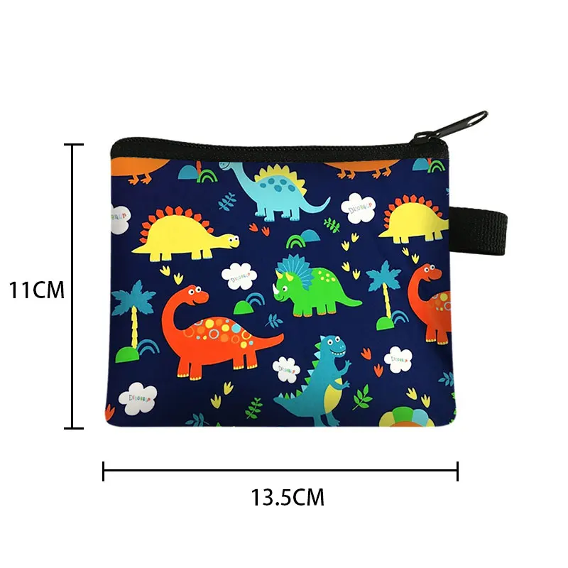 Dinosaur Coin Purse Teenager Wallet Key Credit Card Holder Bag