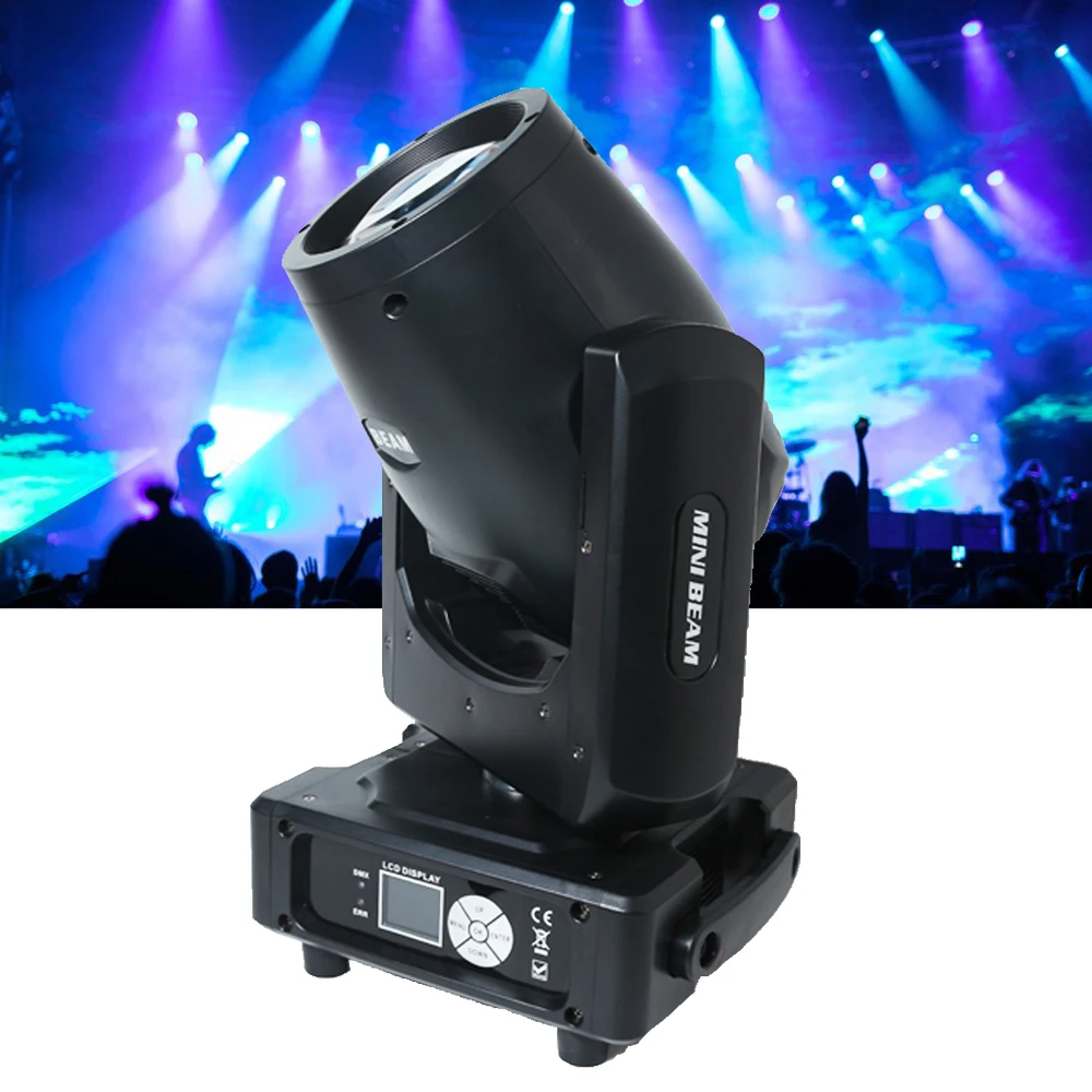 Professionale Mini 7R Led 230W Beam Moving Head Light Dmx 512 Concert Dj Disco Party Wedding Night Club