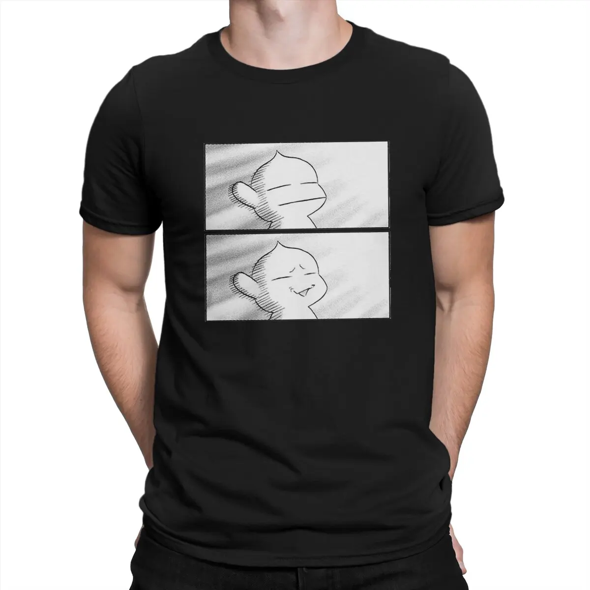 

Puck Dumb Reaction Berserk Guts Polyester T Shirt Punk O-Neck TShirt Harajuku Tops