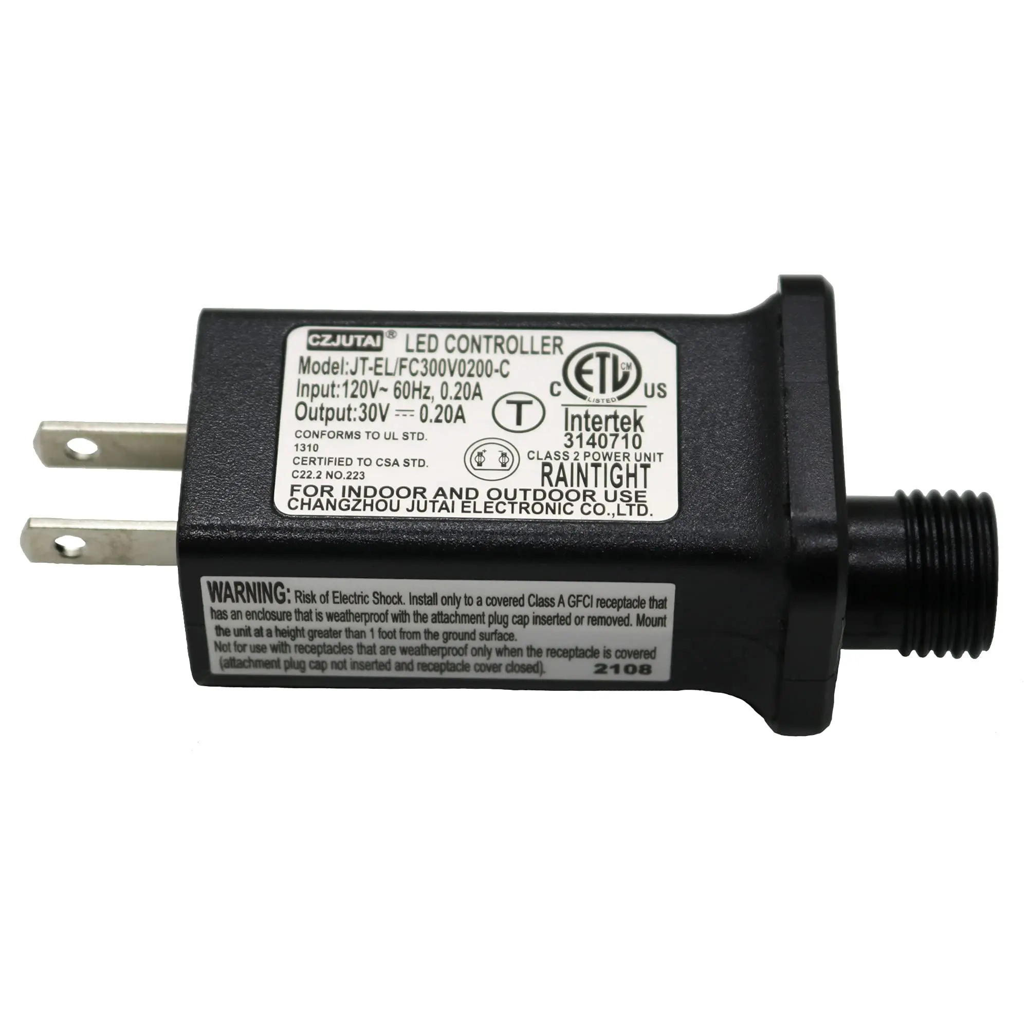 

AC 220V To 31VDC 6W 8 Functional SELV LED Lamp Driver EU Plug Switch Adapter IP44 Waterproof Laser Lighting Europe Power Supply