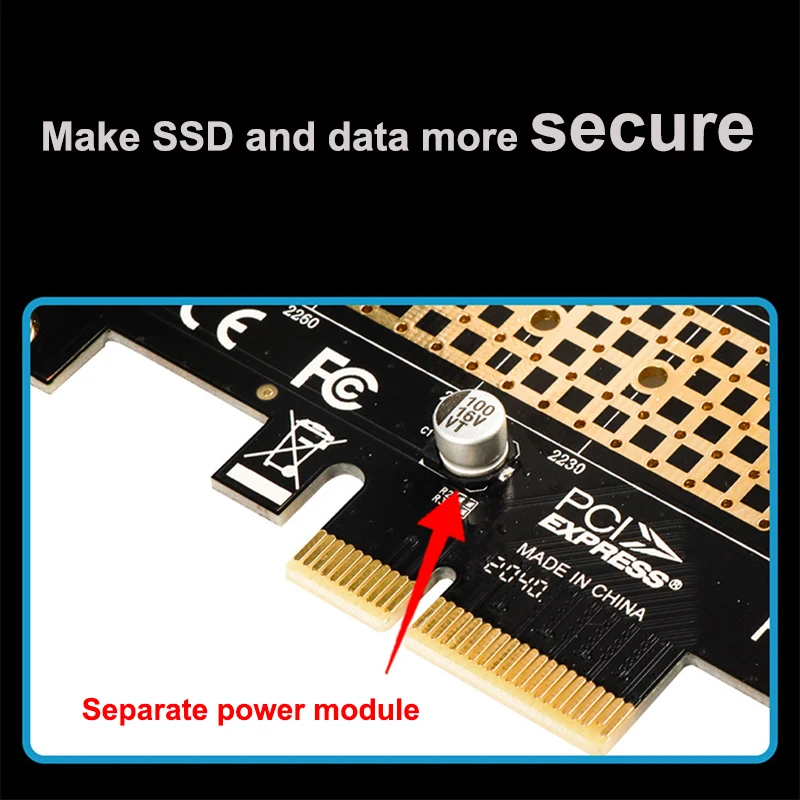 4.0, 64Gbps, M-Key, PCIe4.0, X1, X4, Desktop,
