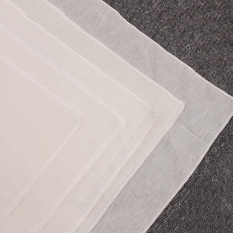 Cotton Gauze Tofu Cheese Soy Milk Wine Filter Cloth Kit DIY Soy Pressing Mold Kitchen Gadgets Baking Ferment Pastry Tools 1pc cheese cloth strainers