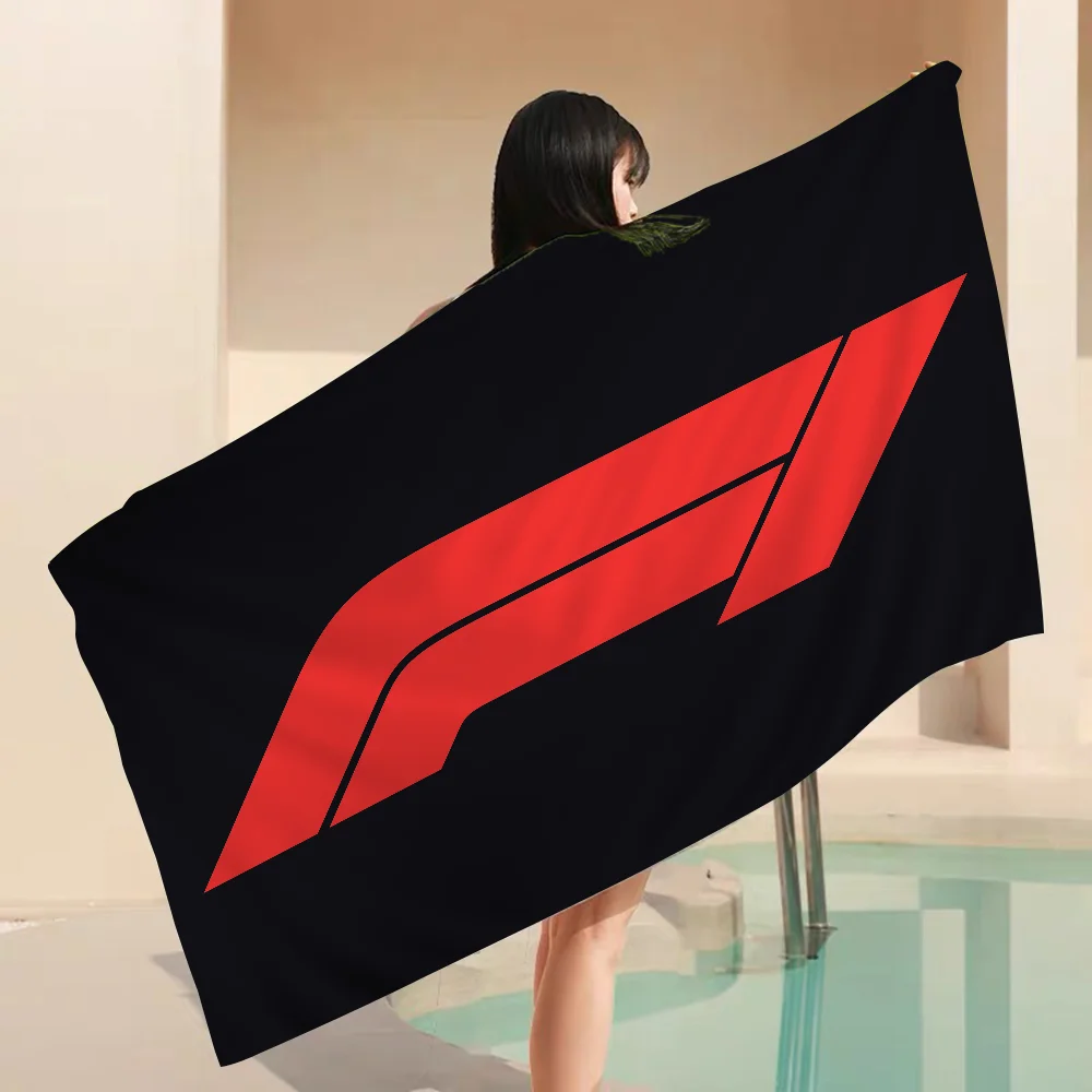Racing Car F1 Pattern Towel Microfiber Beach Towel Absorbent Quick dry Soft Yoga Swimming Resort Mountain Climbing