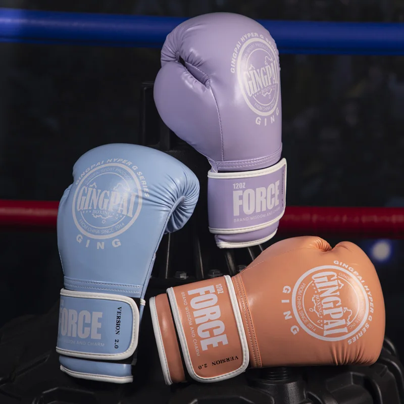 Youthful Colors Kick Boxing Gloves for Women Kids High Quality PU Karate Muay Thai MMA Martial Arts Training Adults
