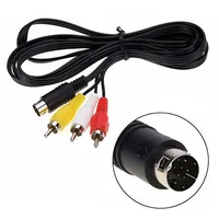 1.8M Retro-bit AV RCA Audio Video Cable for Sega Genesis 2 3 II III for SEGA Mega Drive 1 For Sega saturn - Image 4