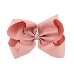 Elegant Grosgrain Ribbon Hair Bows with Clips - Stylish Accessories (16)