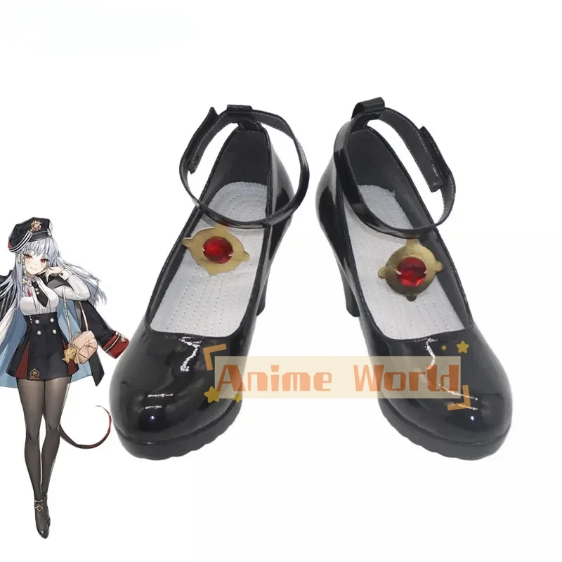 

Game Blue Archive KURODATE HARUNA Cosplay Shoes PU Leather Shoes Halloween Carnival Boots Cosplay Prop Custom Made