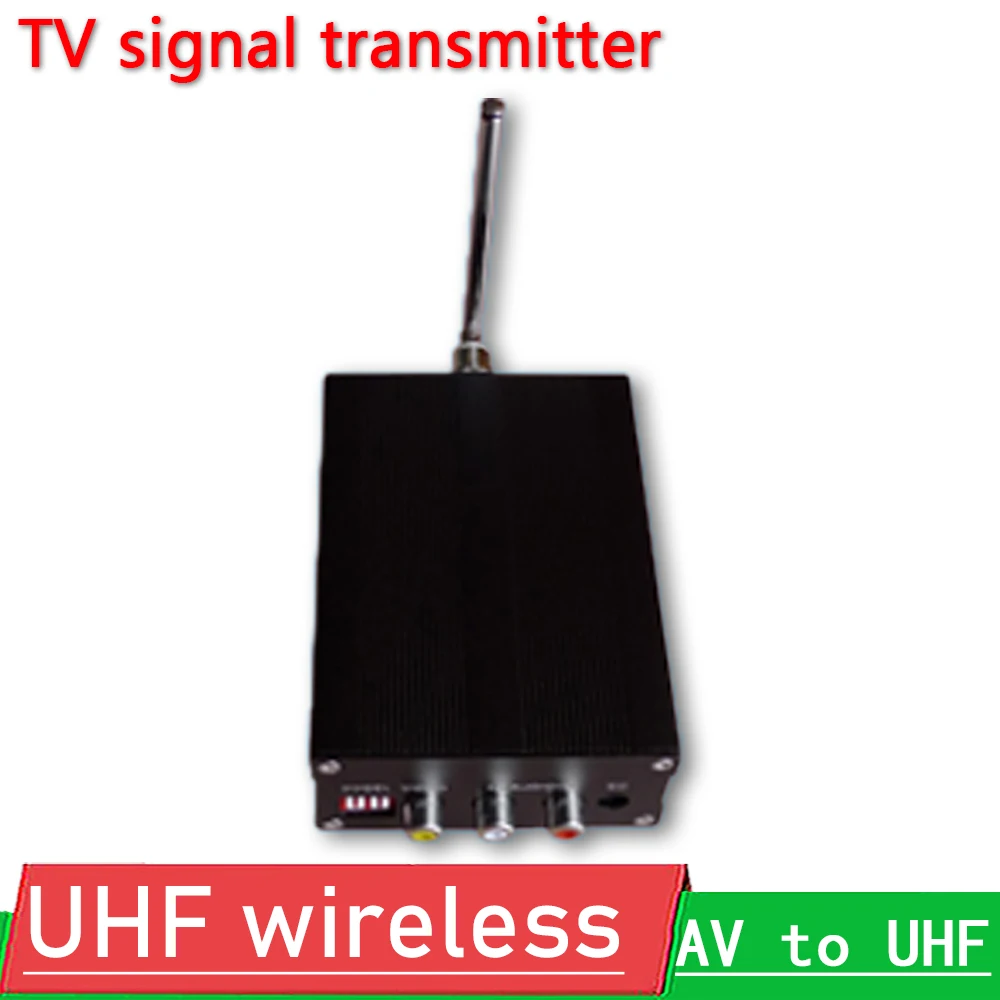 

16 Channel TV signal transmitter UHF wireless video TV transmitter STB to TV transmission AV to UHF TV PAL-D