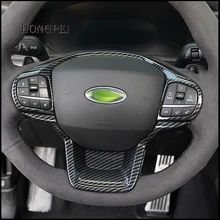 

Car Styling Steering Wheel Cover Frame Trim Interior Sticker For Ford Explorer 2020 2021 Auto Accessories