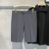 Chino Shorts Men Front Pleated Shorts Casual Bermuda Work Wear Shorts Korean Fashion Pants For Summer 3