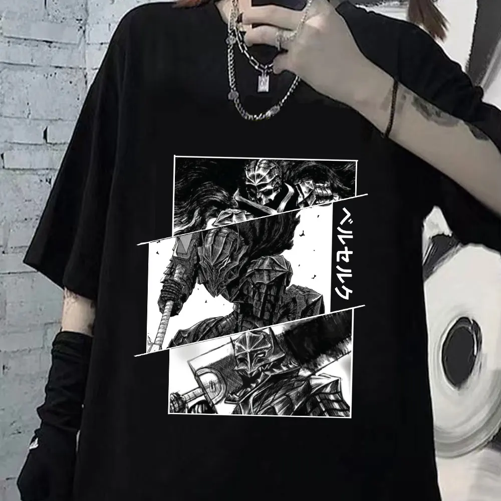Berserk Buds T Shirt Per Le Donne Manga Spadaccino Gatsu Sacrifical Zodd Anime T-Shirt Camisas Hombre Cotton Fashion Girl Abbigliamento