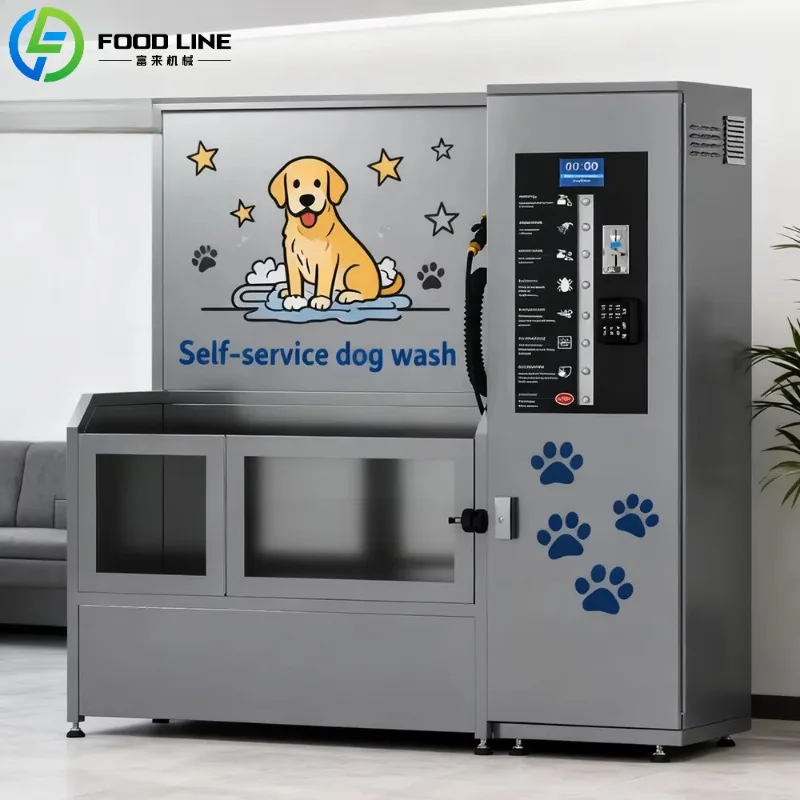 เครื่องทำความสะอาดสัตว์เลี้ยงอัจฉริยะ ระบบอาบน้ำสุนัขอัตโนมัติ พร้อมระบบควบคุมอุณหภูมิน้ำ 1